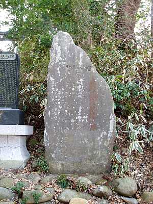 穴蔵神社石碑