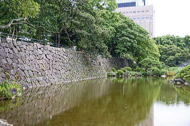 江戸城石垣の跡