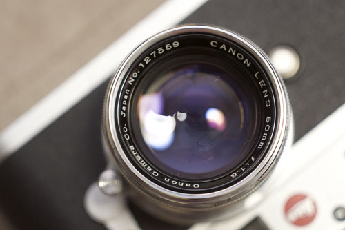 Canon Camera Co. Japan CANON LENS 50mm 1:1.8 キヤノン