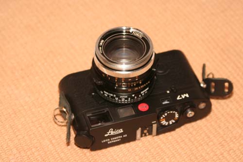 Carl Zeiss Ultron 1,8/50 Converted