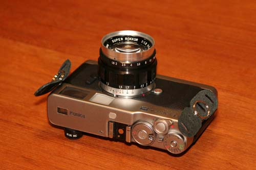 カメラ フィルムカメラ CHIYODA KOGAKU Japan SUPER ROKKOR 1:1.8 f=5cm (Leica M39 screw mount)