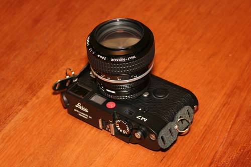 Nikon Noct-NIKKOR 58mm 1:1.2 Converted 2